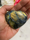 Labradorite heart