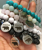 "Mama Bear" Bracelet - Multiple gemstone options!