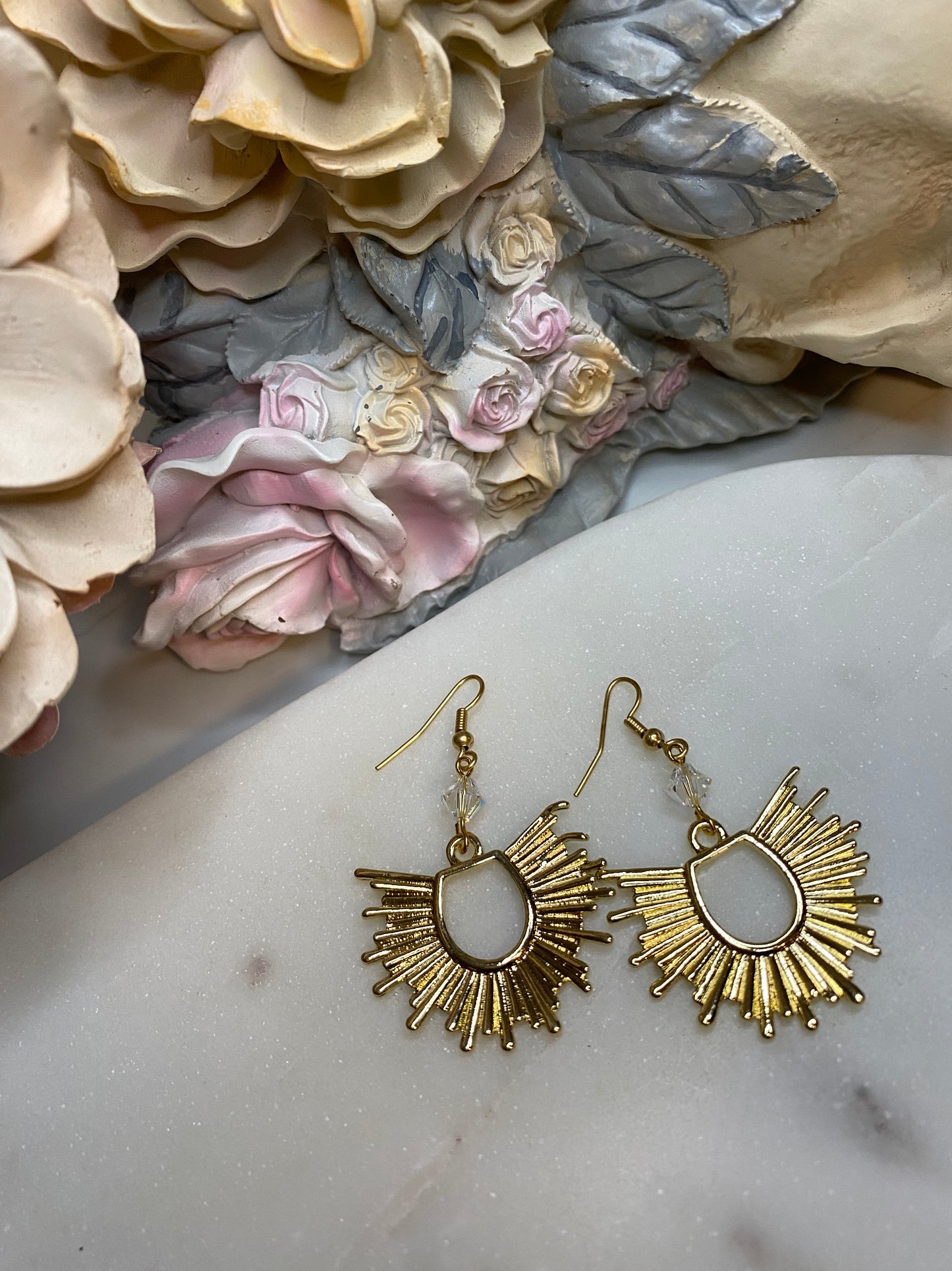 Solara Earring - Gold Tone