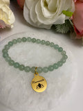 Namaste Bracelet - Green Agate Edition